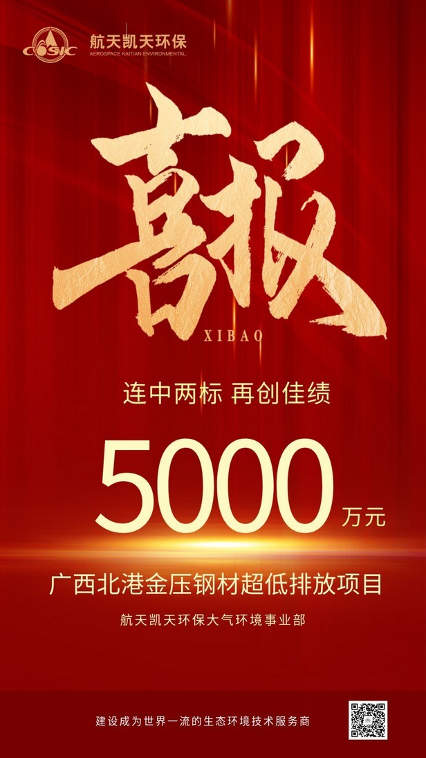 喜报 | S36沙龙官网喜中两个炼钢超低排放项目