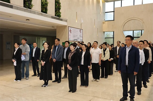 海上生明月 九天揽星河 | S36沙龙官网举行航天日主题早会